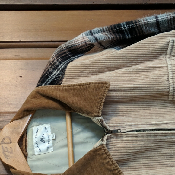 Flannel and corduroy shacket - Picture 3 of 8